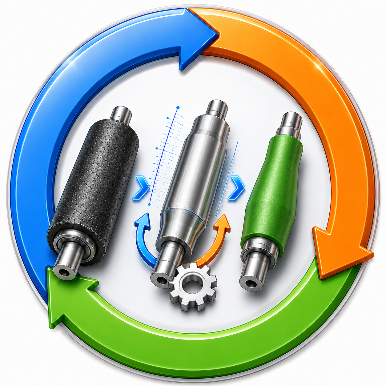 Modif Roll Karet Roll Tinta Roll Air Roll Teflon