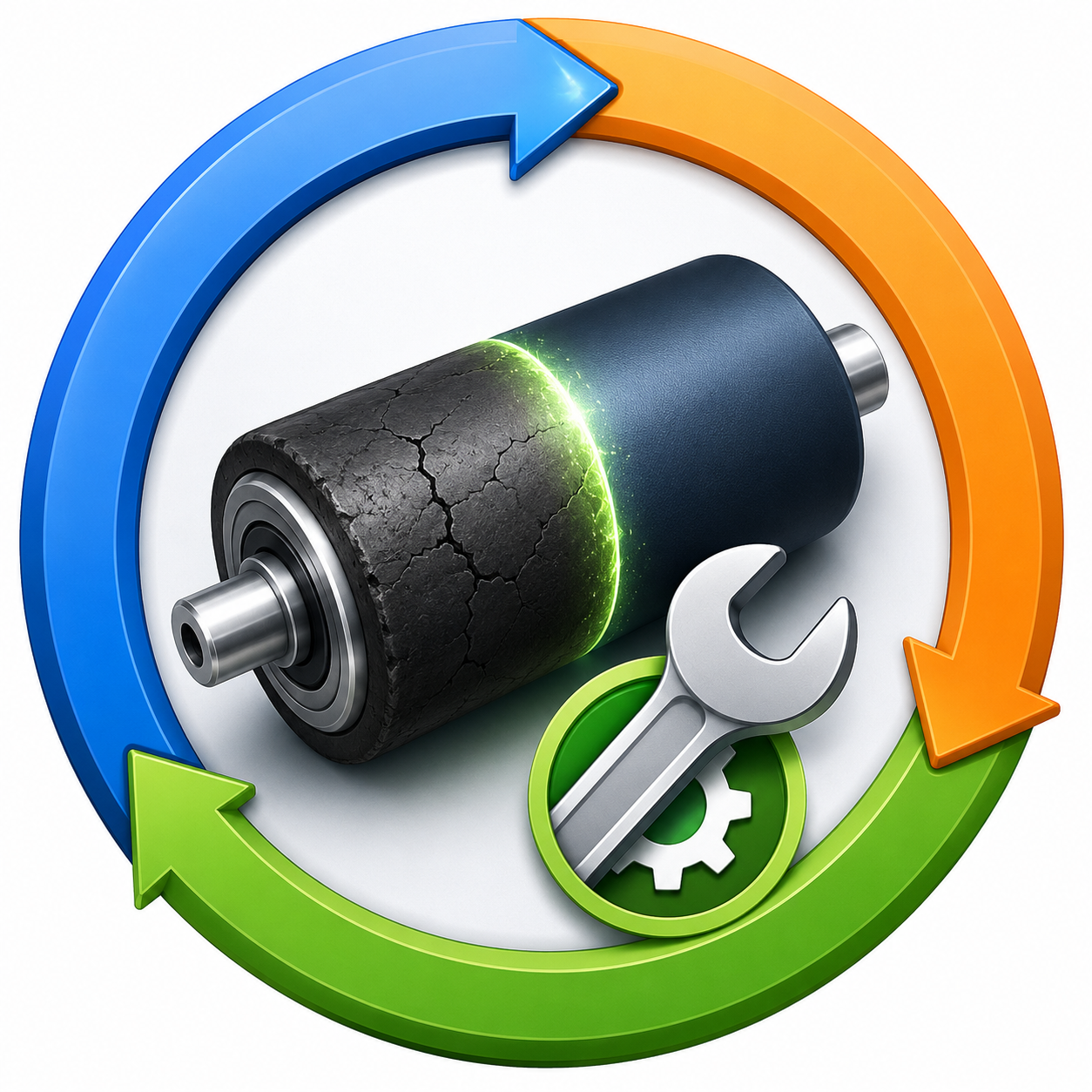 Recover Roll Tinta Roll Air Roll Teflon